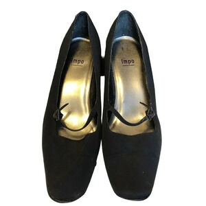 Vintage Impo Leather Outsole Shoes Mary Jane High Heels Womens Size 8.5